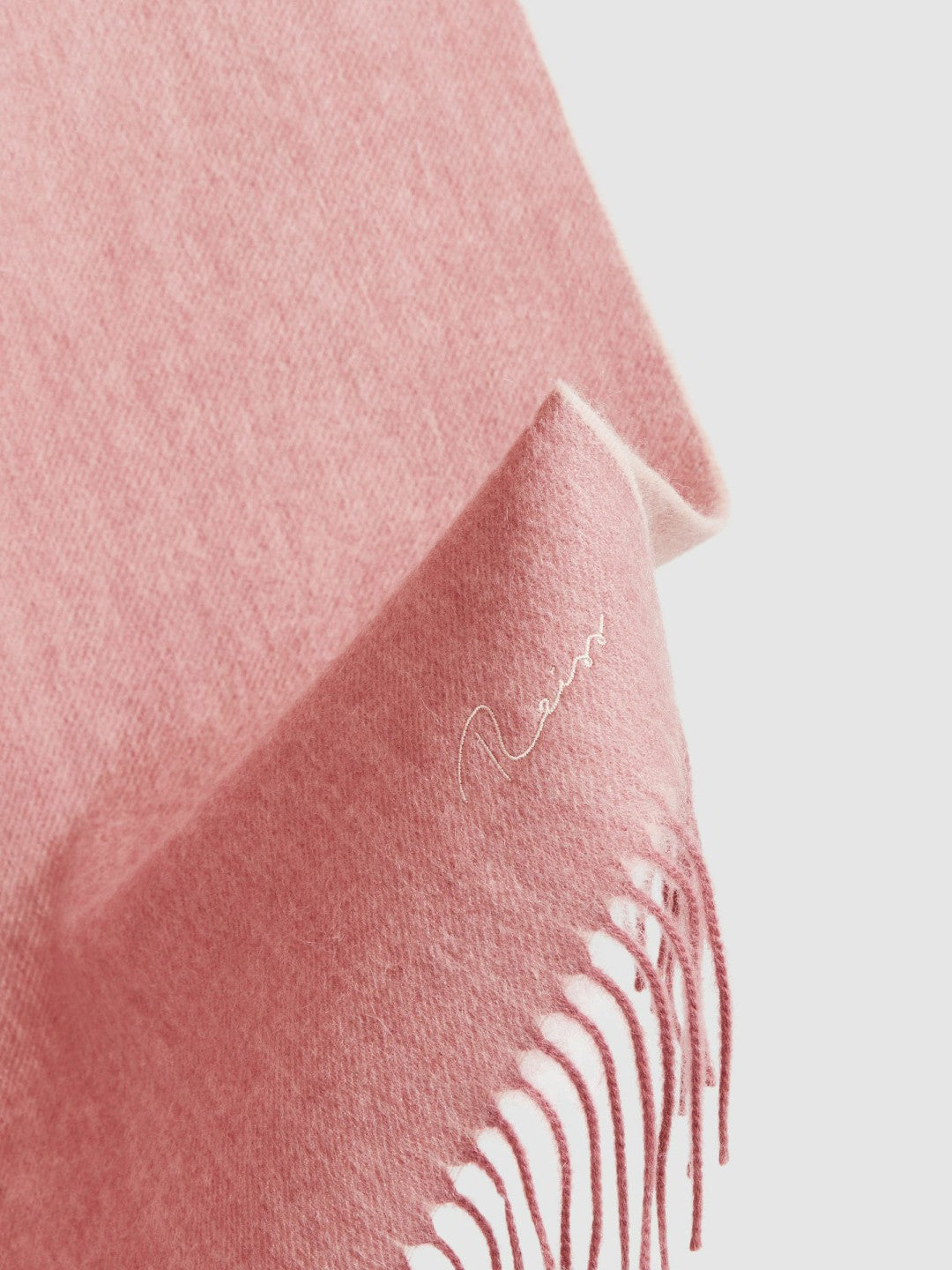 Wool-Cashmere Scarf Blush | Womens