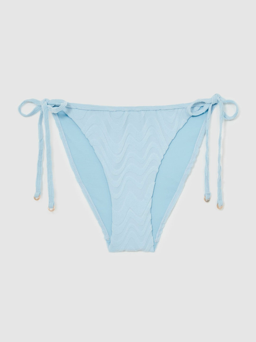 Textured Wave Bikini Bottoms Blue | Womens