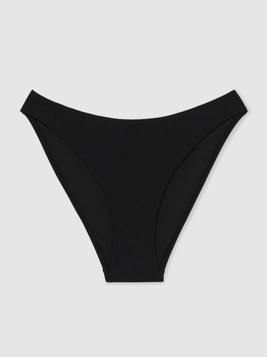 High Cut Bikini Bottoms Black | Womens