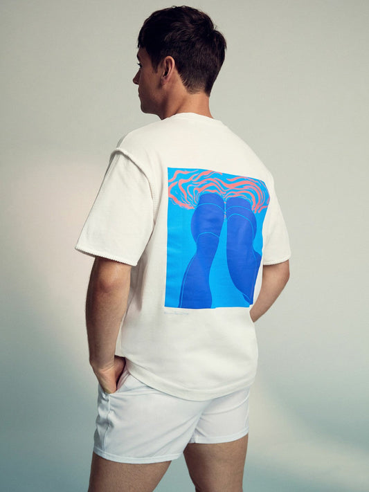 | Tom Daley Graphic-Print T-Shirt White | Mens