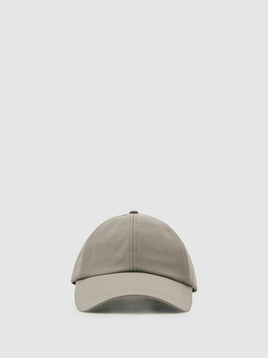 Embroidered Logo Tech Baseball Cap Mushroom Brown | Mens