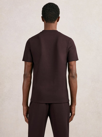 Interlock Jersey Crew Neck T-Shirt Cherry Red | Mens
