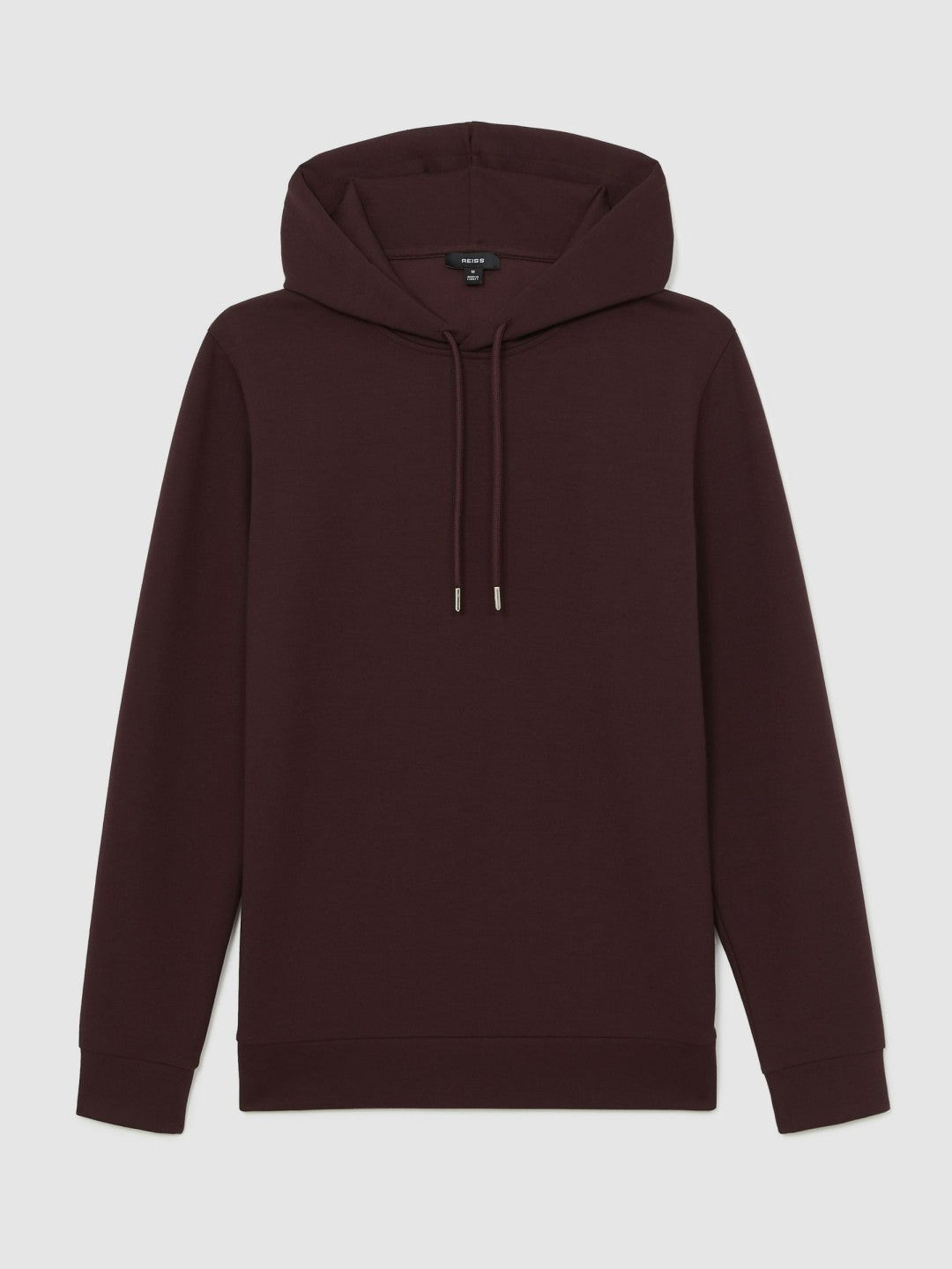 Interlock Jersey Drawstring Hoodie Cherry Red | Mens