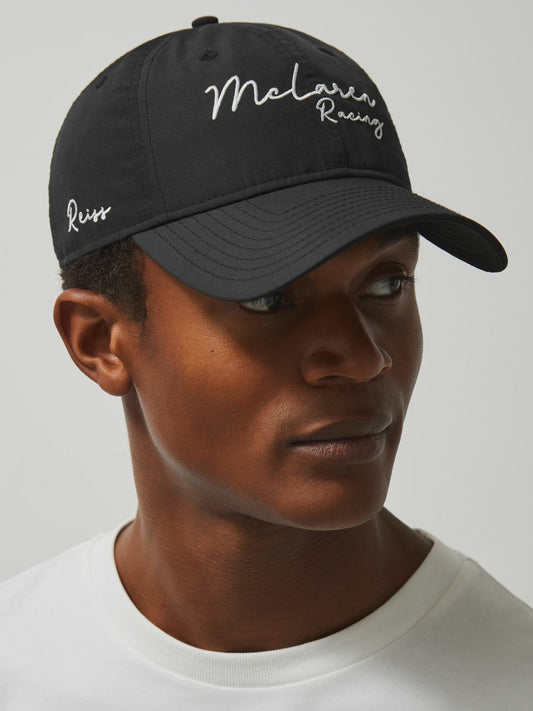 Unisex Fit McLaren Racing Logo Embroidered Cap Black | Mens