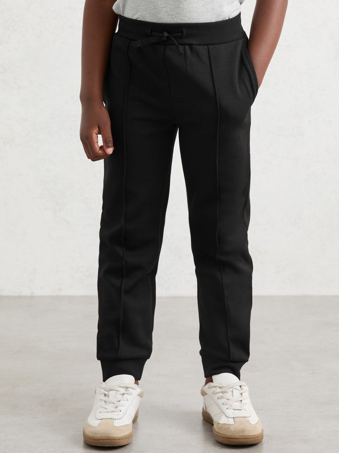 13-14 yrs Interlock Drawstring Joggers Black | Children