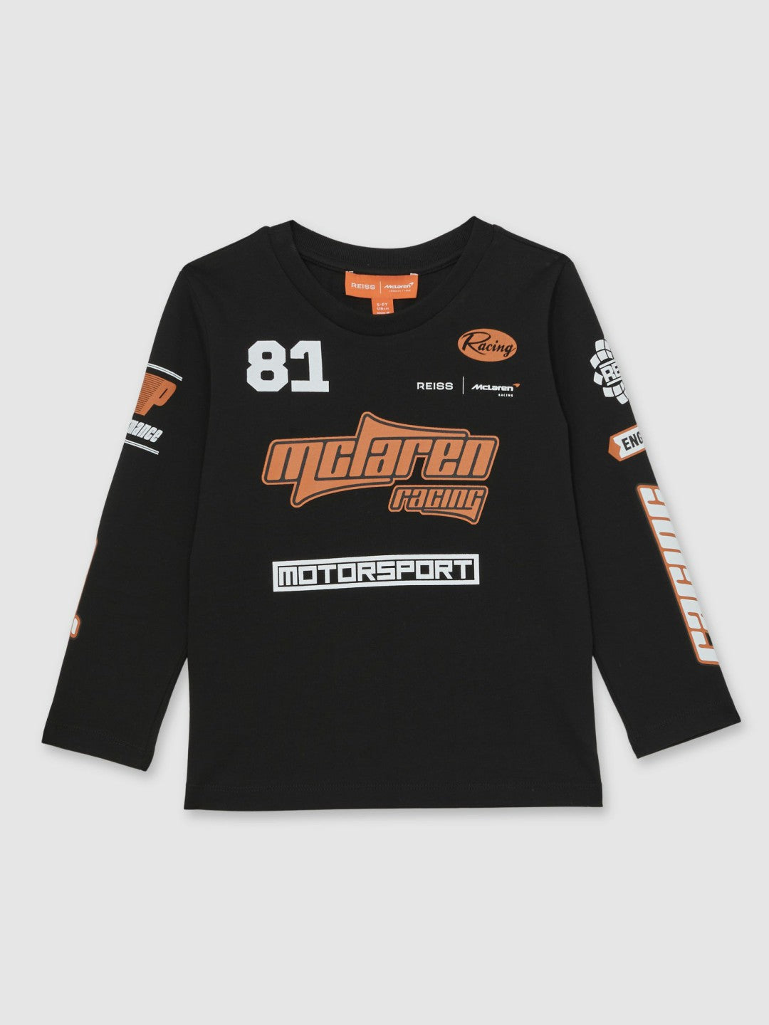 13-14 yrs McLaren F1 Team Cotton Logo T-Shirt Unisex Fit Black | Children