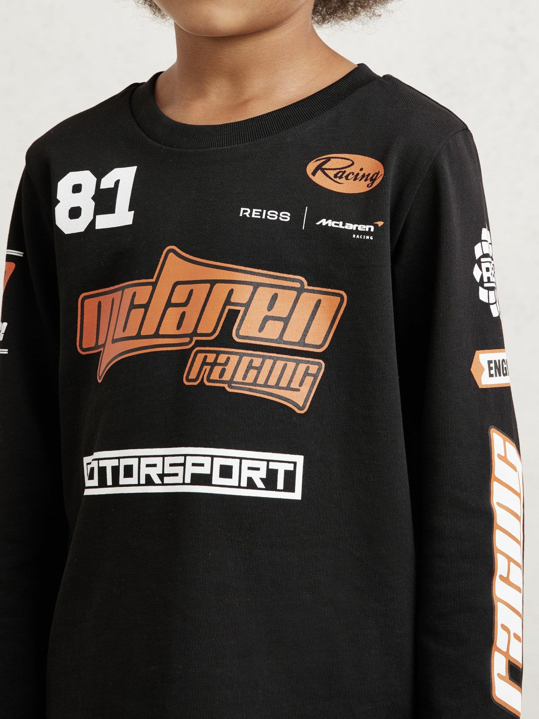 13-14 yrs McLaren F1 Team Cotton Logo T-Shirt Unisex Fit Black | Children
