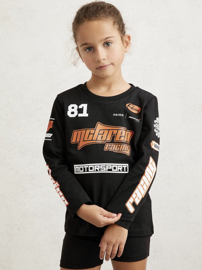 13-14 yrs McLaren F1 Team Cotton Logo T-Shirt Unisex Fit Black | Children