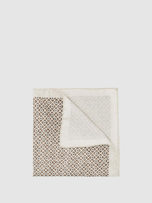 Pocket Square Oatmeal Melange | Mens
